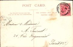 VINTAGE POSTCARD Thames From Terrace Gardens Richmond