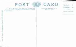 VINTAGE POSTCARD Queen Mary' S Bedroom Holyrood Edinburgh De luxe hotel