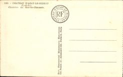 CPA Chateau D'Azay Le Rideau Chambre Du Rez De Chaussee