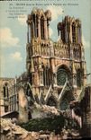 CPA Reims Dans Les Ruines Apres La Retraite Des Allemands Militaria