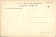 VINTAGE POSTCARD Rheims In the Ruins After the Retirement Of Allemandes Street De Pouilly And Town hall Militaria