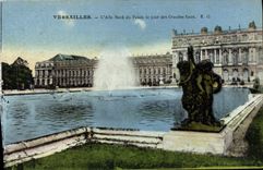 CPA Versailles L'Alle Nord Du Palais Le Jour Grandes Eaux