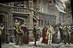 CPA Henri II Et Le Duc De Guise