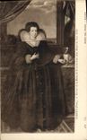 CPA Porbus Retrate De La Reina De Francin Doin Ana Mujer Du Luis XIII Museo Del Prado Madrid
