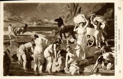 VINTAGE POSTCARD Palate Of Beautiful arts Of the Town Of Paris Simon Nausicaa