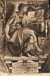 VINTAGE POSTCARD Roma Michelangelo Sibilla Eritrea C Sistina