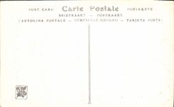 VINTAGE POSTCARD Living room Of 1914 Cipriani Company Of the French Artists Portrait Of Mrs. Klen