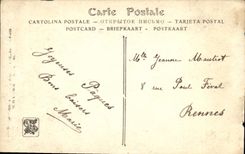 VINTAGE POSTCARD Living room Of Paris Paul Seignac the First Sorrow