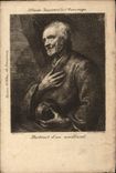 VINTAGE POSTCARD Imperial Museum LED Hermitage Portrait Of an Old man Russia Russia