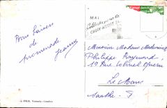 MODERN CARD Nyon And Mont Blanc