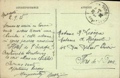 VINTAGE POSTCARD Paris Gare Is Street Of Strasbourg And Rue of Alsace Tramway