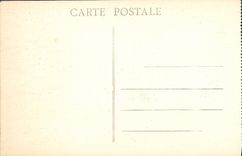 VINTAGE POSTCARD Rheims In the Ruins After the Retirement Of the Germans the cathedral through the Militaria ruins