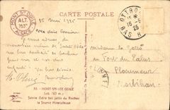 La POSTAL Mont Sainte Odile Sainte Odile de la VENDIMIA hace el canalón oscilar la fuente milagrosa