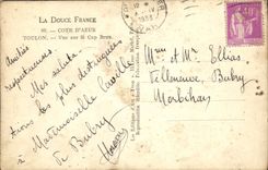 CPA Toulon Vue Sur Le Cap Brun