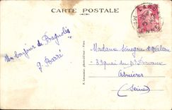 POSTAL Normandía de la VENDIMIA Bagnoles Orne del hotel grande