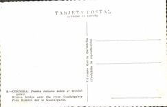 MODERN CARD Cordoba Puente Romano Sober El Guadal