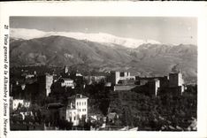 CPM Vista General De La Alhambra Y Sierra Nevada
