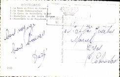 CPM Souvenir De Monte Carlo Palais du prince Musee 