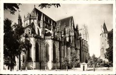 MODERN CARD Nantes Apse Of the Cathedral And Gate St Pierre