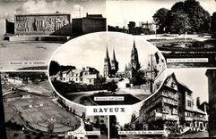 POSTAL MODERNA monumento de Bayeux del cementerio británico del jardín botánico del lanzamiento