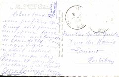 CPM Chantilly Le Chateau Facade Sud Ouest