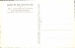 MODERN CARD Paris And Its Wonders Gardens Of Trocadero And the Palate De Chaillot