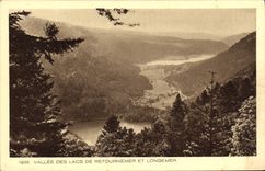 VINTAGE POSTCARD Valley Of the Lakes De Retournemer And Longemer