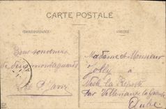 VINTAGE POSTCARD Gavarnie Entered Of the Village And the Circus Road of Luz