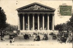 VINTAGE POSTCARD Paris Madeiene and the Royal Street