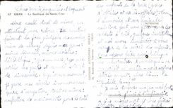 CPM Oran La Basilique de Santa Cruz