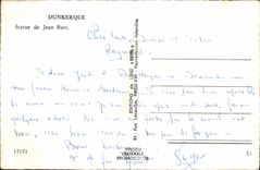 MODERN CARD Dunkirk Rules of Jean Bart