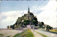 MODERN CARD Mont Saint Michel the Dam