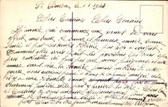 CPA Fleurs Bonne annee