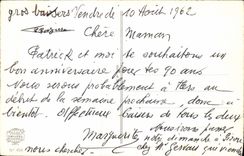 CPA Bonne Fete Fleurs Oiseau