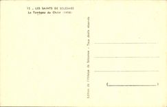 VINTAGE POSTCARD Abbey De Solesmes Saints the Tomb of Christ