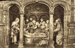 CPA Abbaye De Solesmes Les Saints L'ensevelissement de Notre Dame