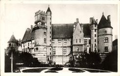 Paladar de Bourges Jacques de la POSTAL de la VENDIMIA vista del lugar de la baya