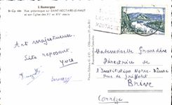 MODERN CARD Seen on Saint Nectary and his church