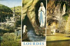 CPM Lourdes La basilique La grotte l'Apparition