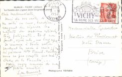 MODERN CARD Vichy Basin of Eygnes In Large the Parks