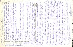 MODERN CARD Beauraing Main courtyard of the Manor house co. Marie