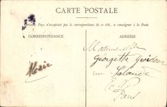 VINTAGE POSTCARD Rouen Monumental Fountain