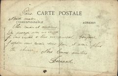 VINTAGE POSTCARD Paris Parks Invalids