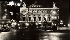 CPM Paris La Nuit L'Opera