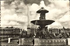 VINTAGE POSTCARD Paris And Its Wonders Place Harmony Obelisk