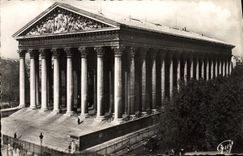 MODERN CARD Paris church of Madeleire