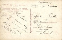 CPA Paris Notre Dame de Paris Vue Generale