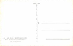 MODERN CARD the Picturesque Jura Boards in Mountain Langouette