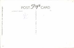 MODERN CARD Trafalgar London Public garden