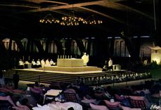 CPM Lourdes Basilique Souterraine St Pie X